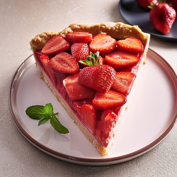 TARTA DORAL CON FRESAS