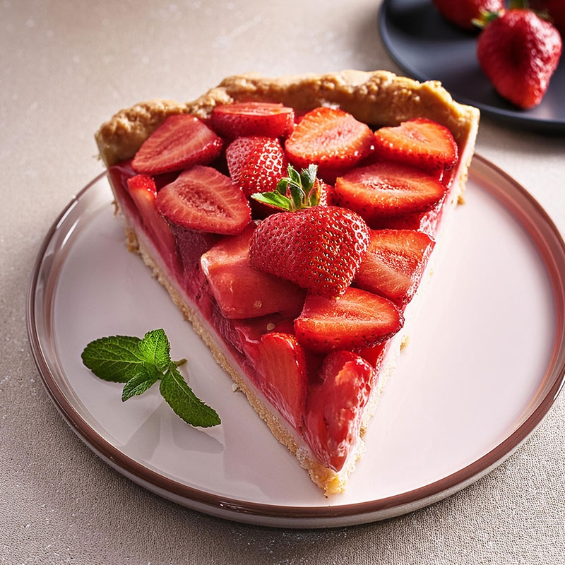 TARTA DORAL CON FRESAS